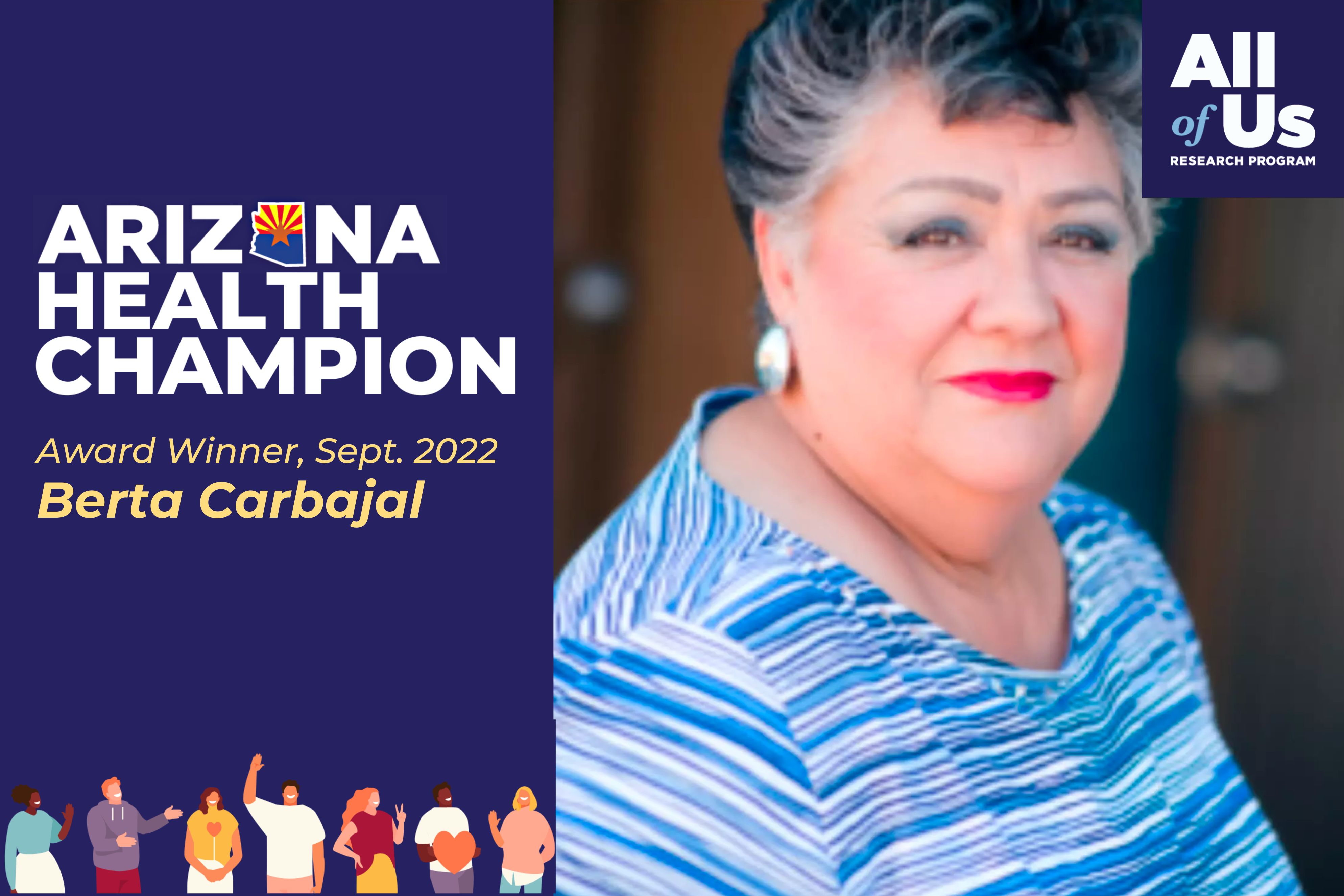 Berta Carbajal September Arizona Health Champion